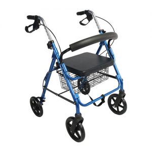 Déambulateur Rollator à 4 roues 8&Prime;